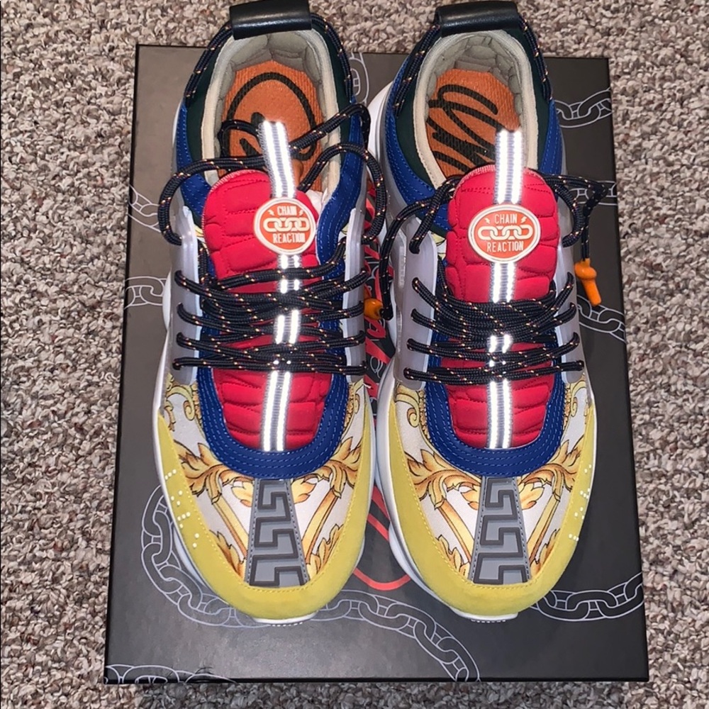 Men’s Versace Chain Reaction Sneakers